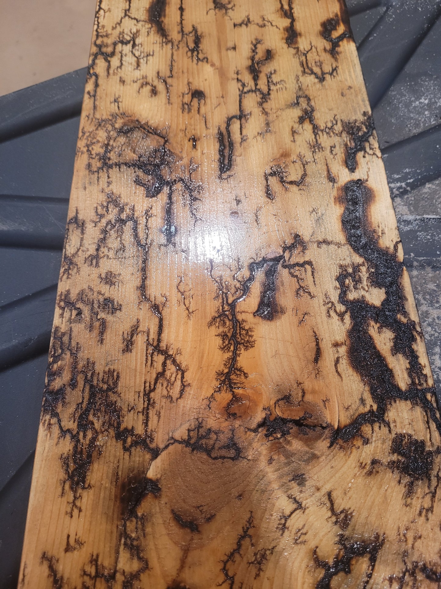 Kluckz Fractal wood art