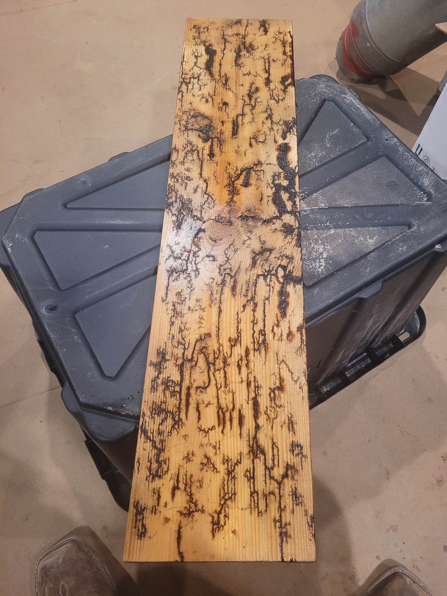 Kluckz Fractal wood art